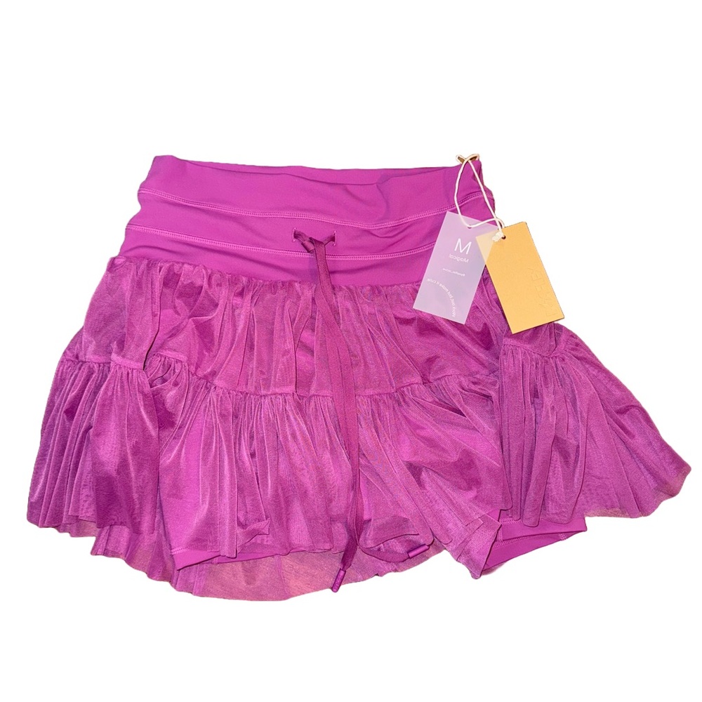 POPFLEX pirouette skort royal orchid NWT